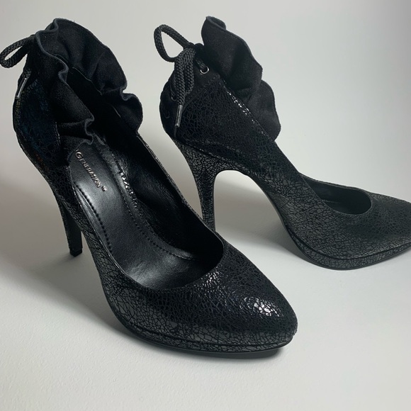 BCBG black 5”hells excellent condition - Picture 1 of 4